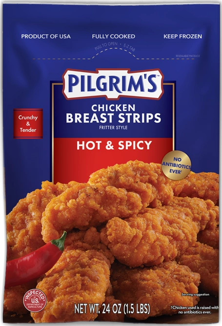 Hot & Spicy Chicken Breast Strips